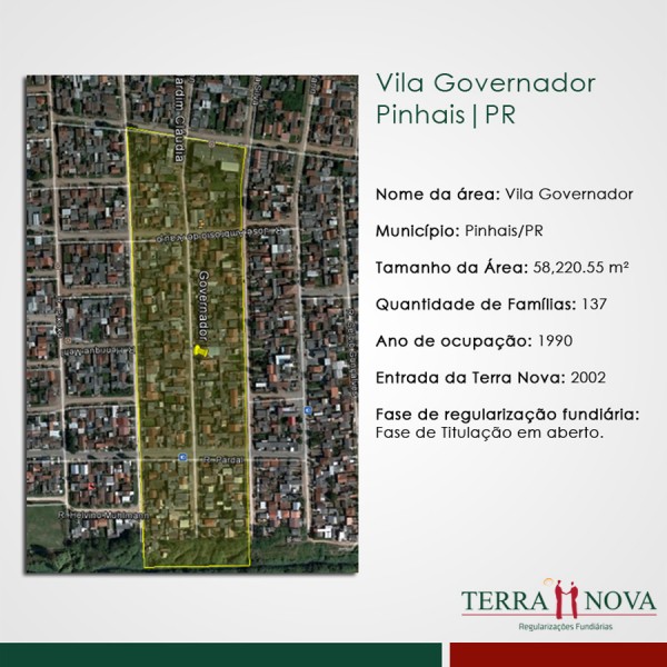 Mapa Vila Governador